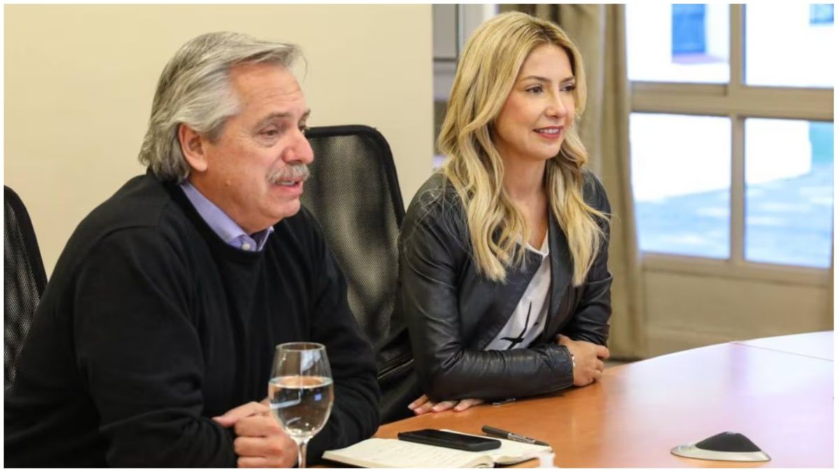 Fabiola Yáñez presentó un video con el ojo golpeado y agrava la situación de Alberto Fernández